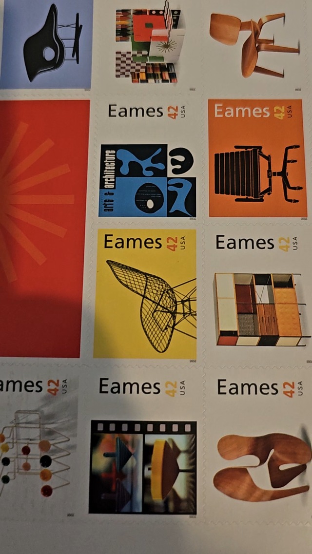 Amazon.com: Charles and Ray Eames Collectible Sheet of Sixteen 42